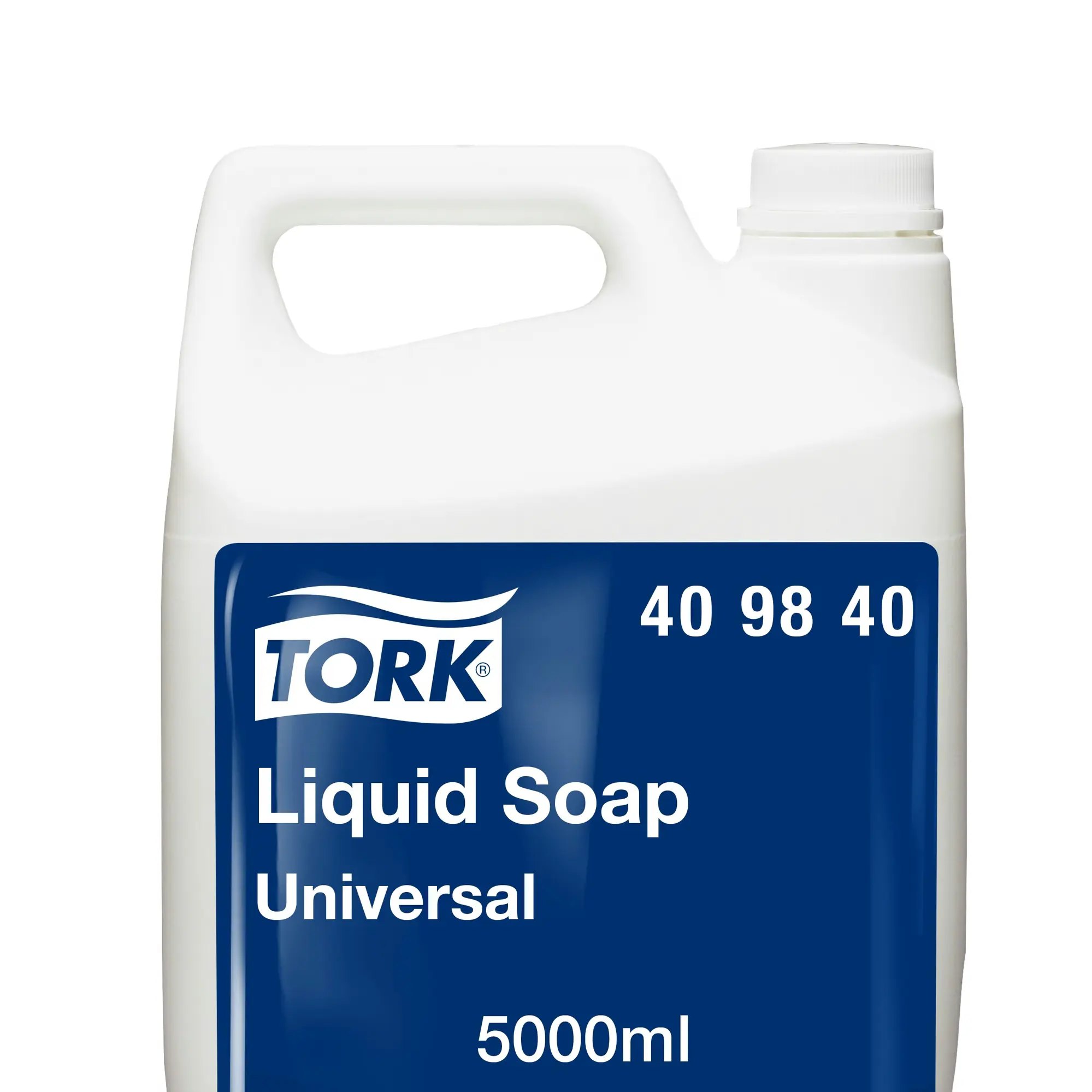 Tork mydło w płynie, biały kanister 5 litrów z niebieską etykietą Universal 409840