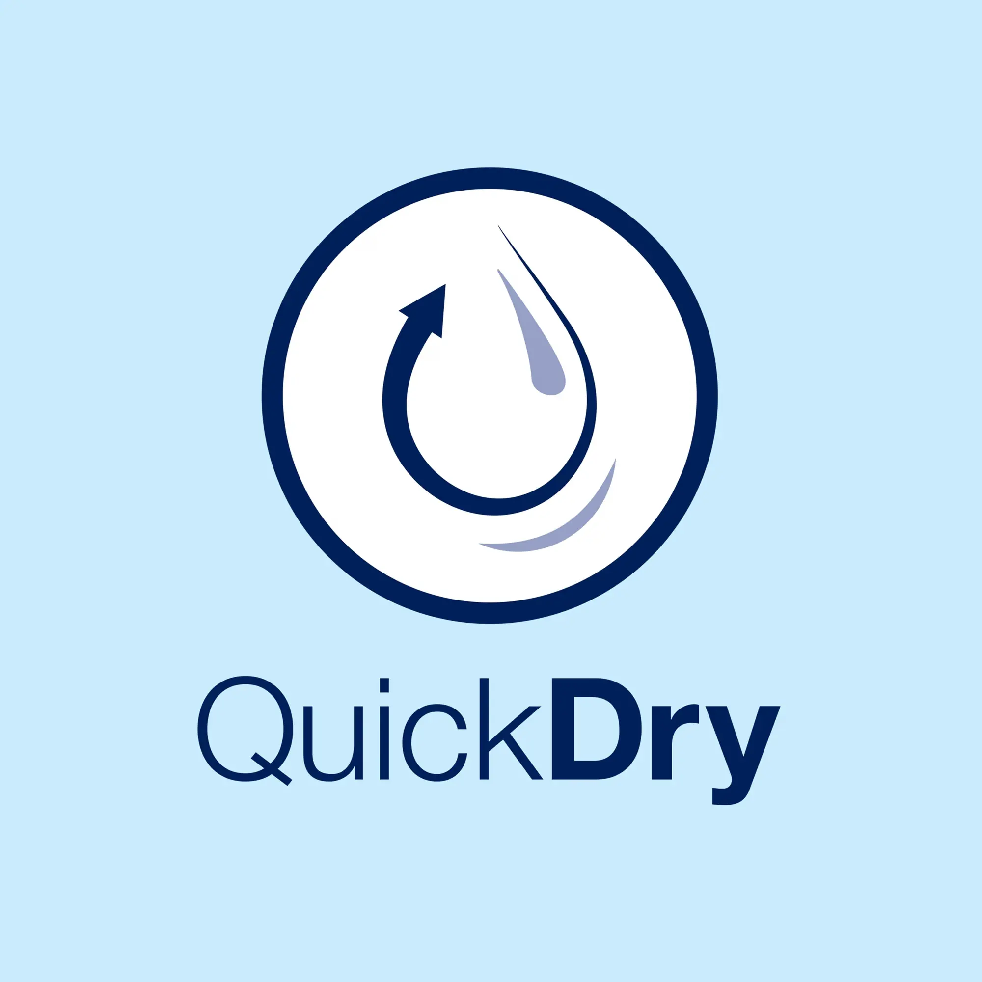 Tork Xpress 100297, logo technologii QuickDry symbolizujące szybkie osuszanie dłoni