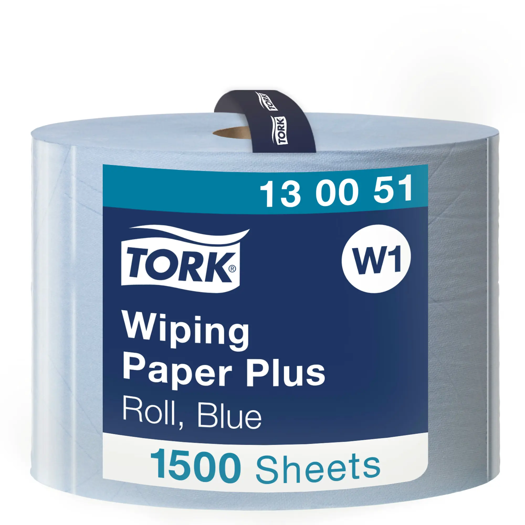 Tork czyściwo papierowe do średnich zabrudzeń, niebieska rolka 1500 arkuszy system W1