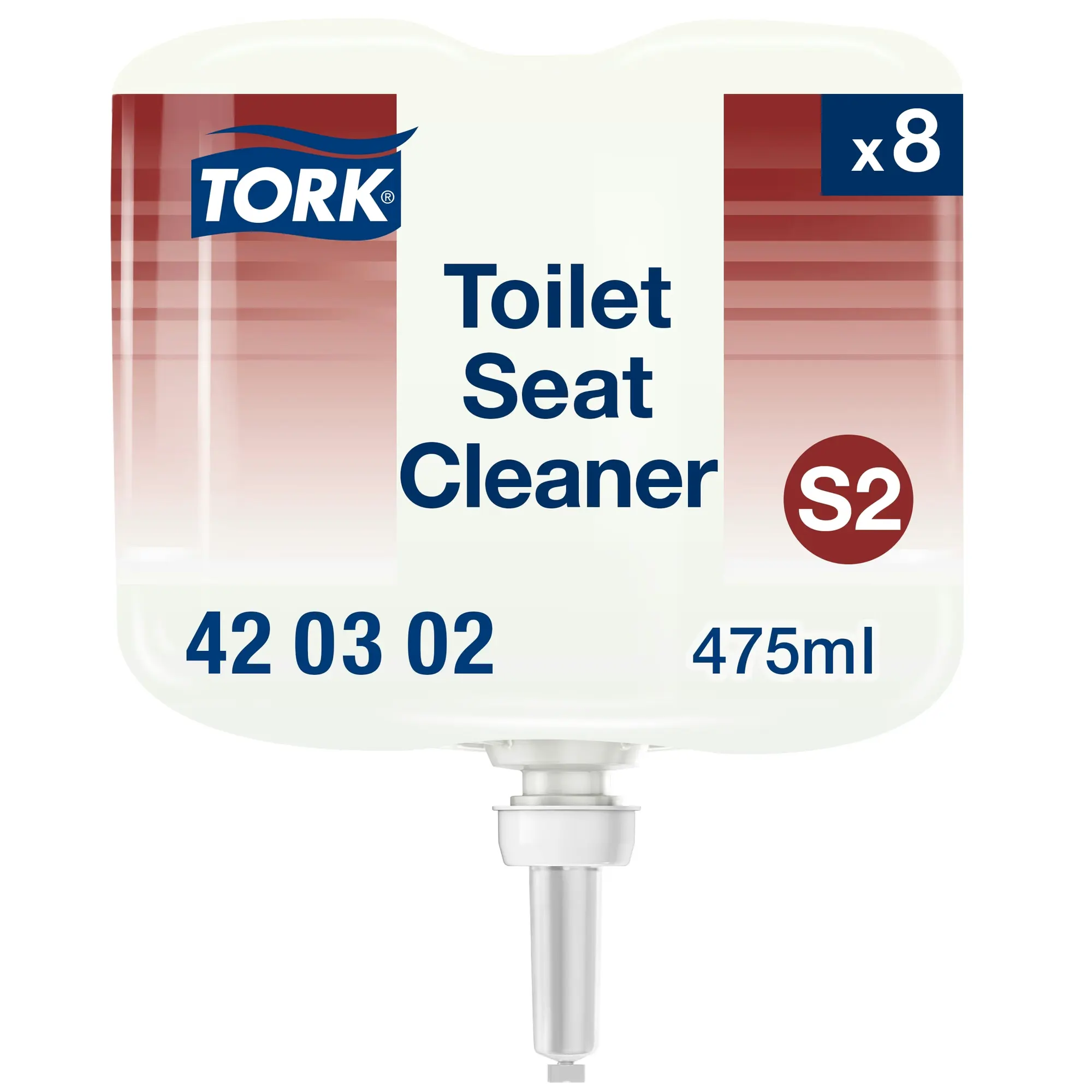 Tork płyn do czyszczenia deski sedesowej, wkład 475ml system S2 z oznaczeniem x8 sztuk
