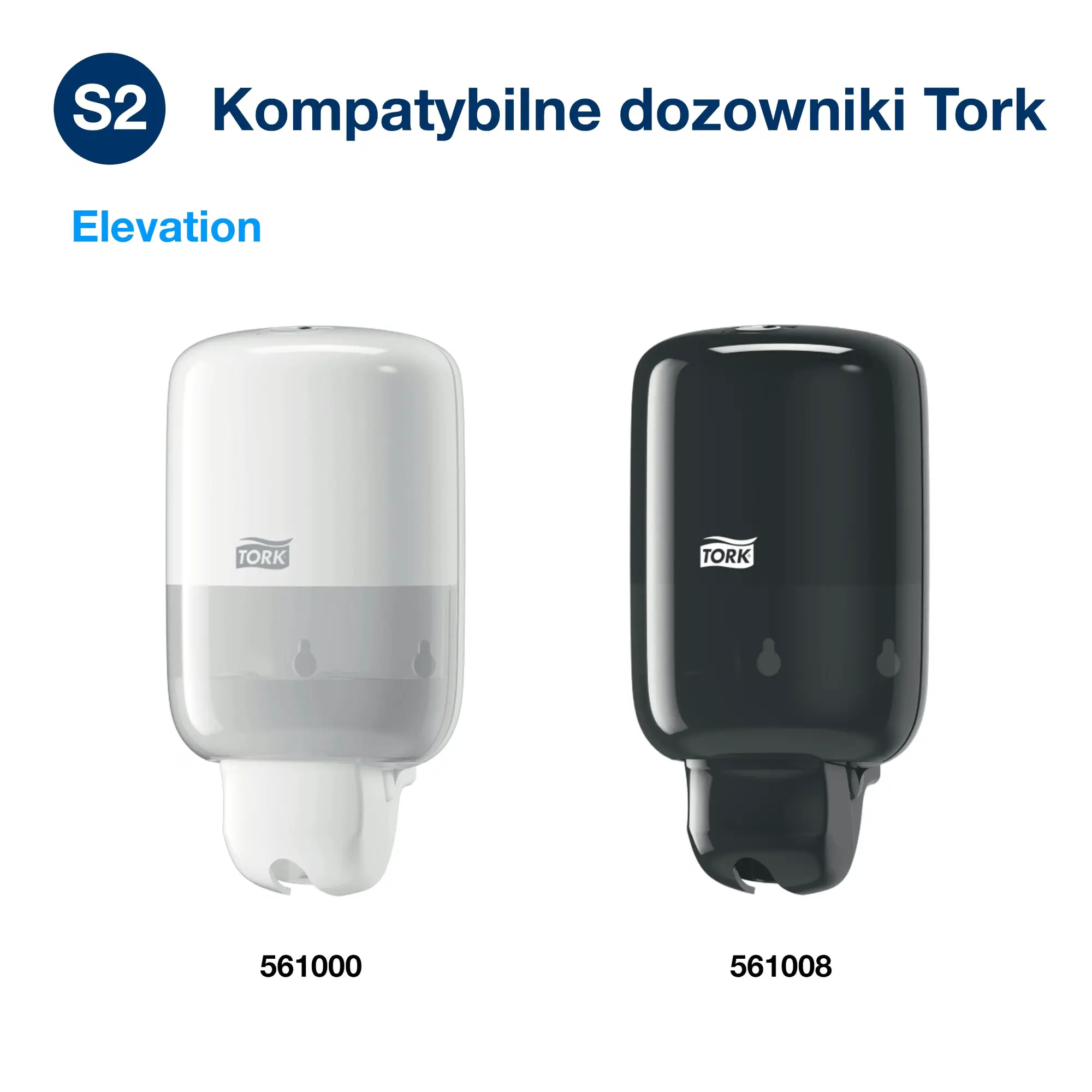 Tork Mini kremowy żel pod prysznic, kompatybilne dozowniki Elevation 561000 biały i 561008 czarny