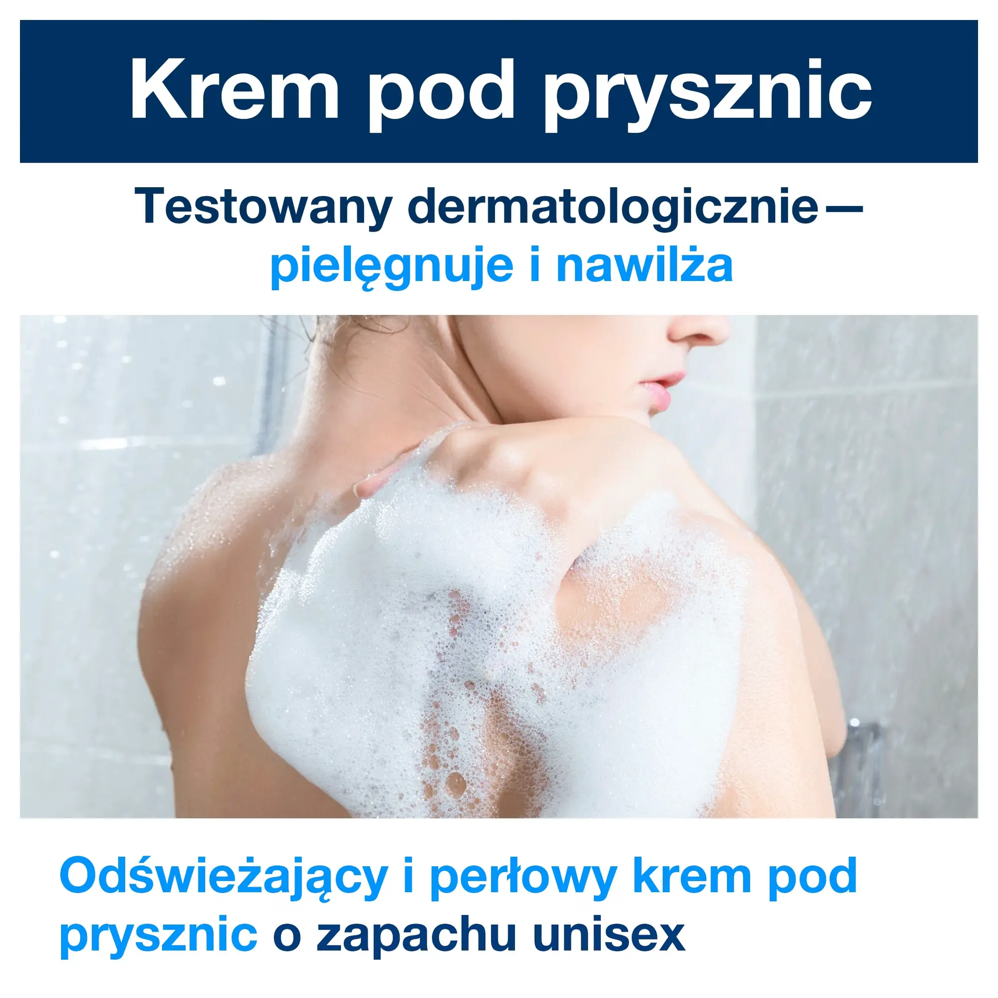 Tork kremowy żel pod prysznic S1, mycie ciała gęstą pianą, produkt testowany dermatologicznie