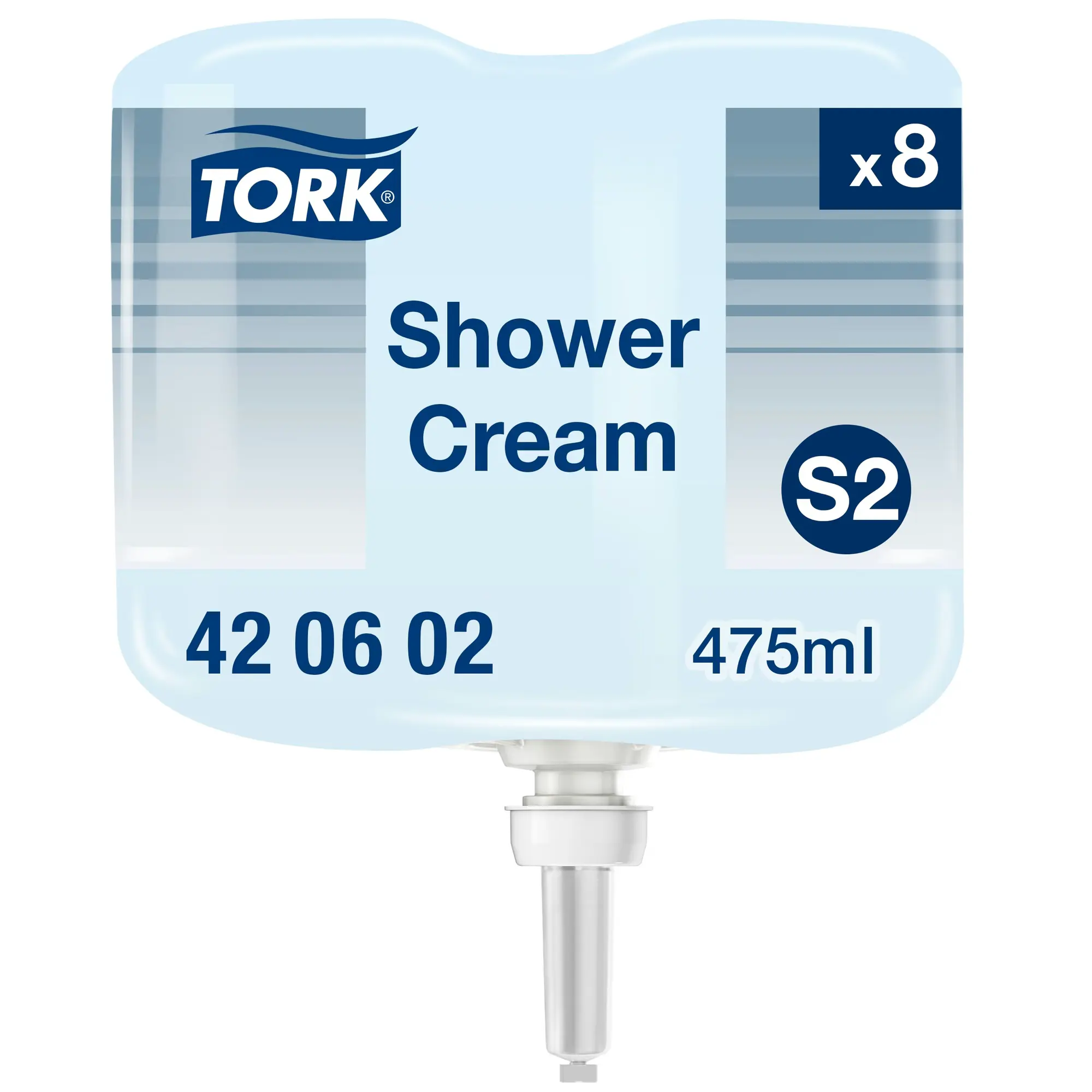 Tork Mini kremowy żel pod prysznic, wkład 475ml system S2 z widocznym numerem artykułu 420602
