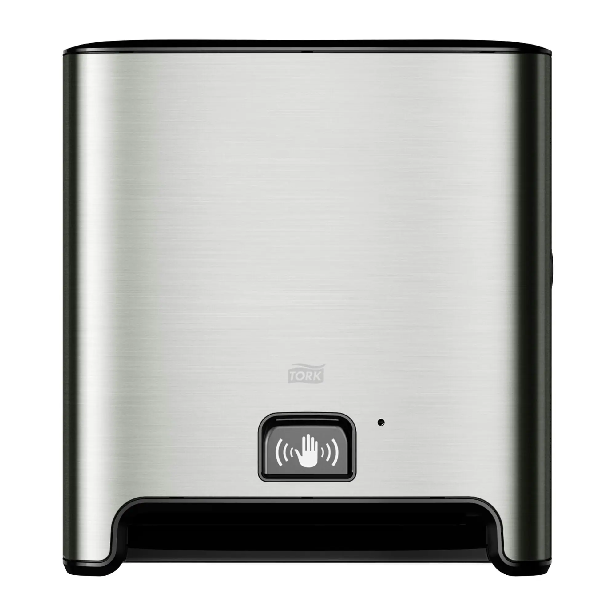 Tork Matic® dozownik do ręcznika w roli z sensorem Intuition™ 460001, widok od frontu, stal nierdzewna