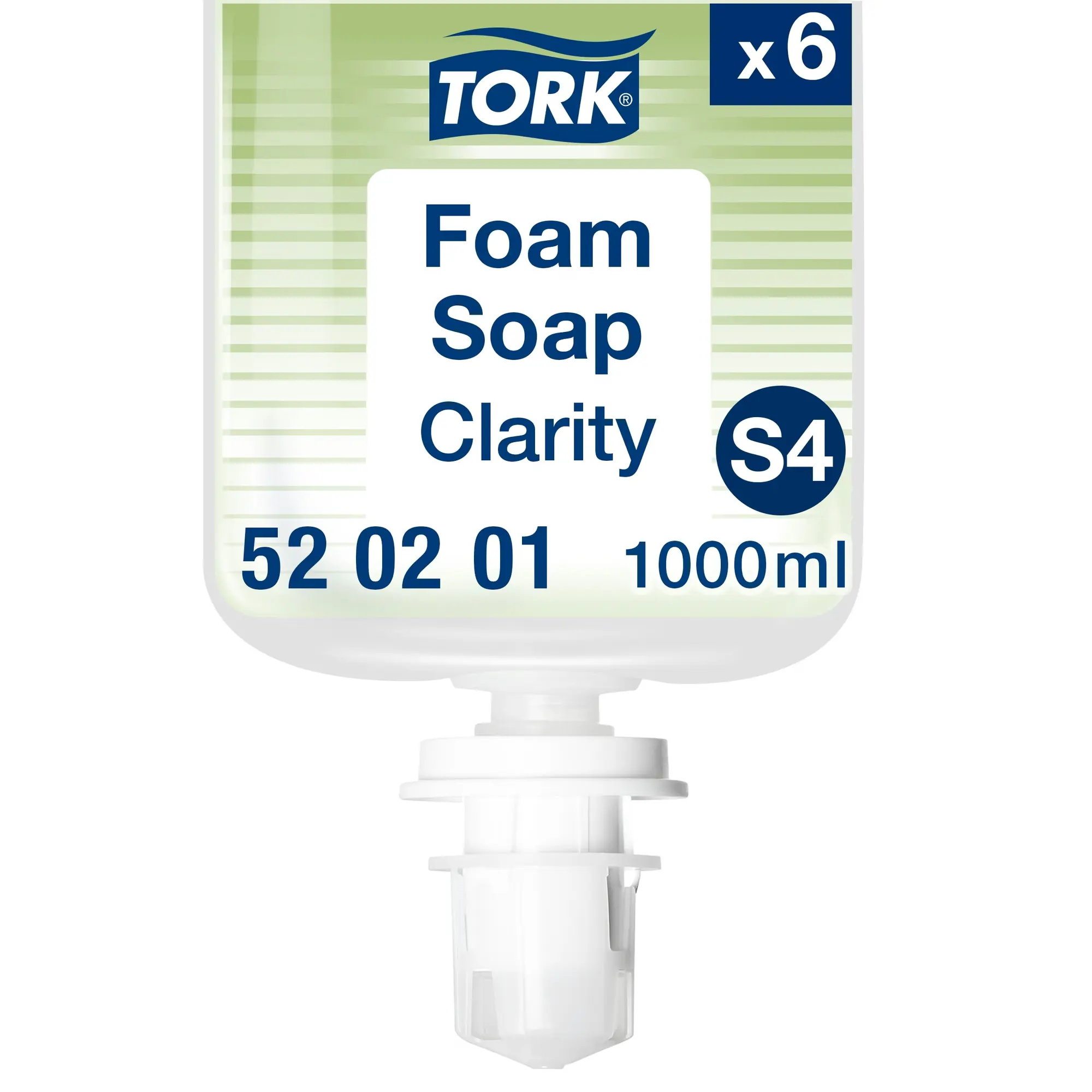 Tork czyste mydło w pianie S4, wkład 1000ml z pompką, opakowanie 6 sztuk