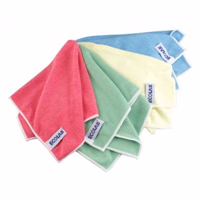 Ecolab 10000013 Ścierka z Mikrofazy do Czyszczenia Powierzchni Polifix Microclin Niebieska 40x40 cm Higiena Profesjonalna